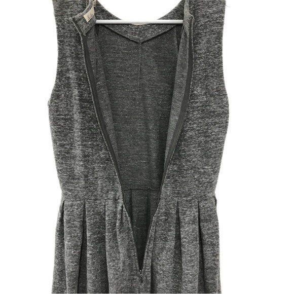 J Crew Gray Pleated Wool Dress - Picture 3 of 6